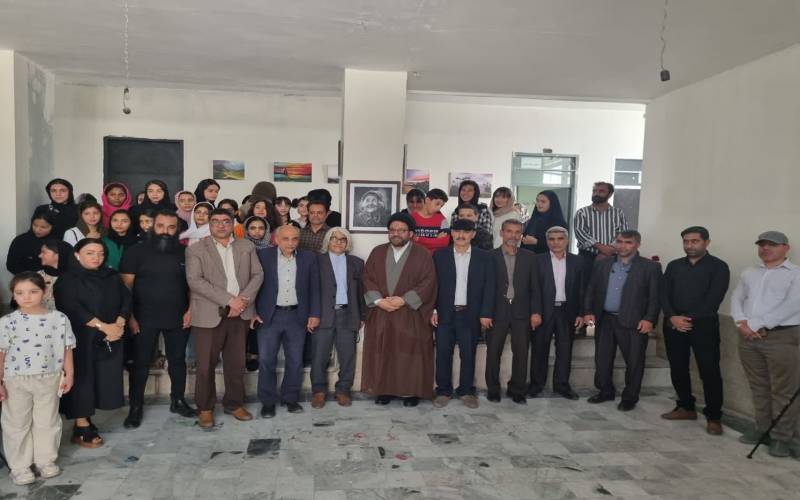 افتتاح نمایشگاه نقاشی گروهی آرش در جیرفت